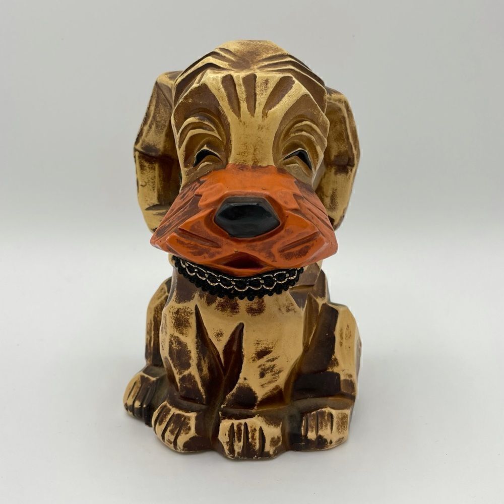 Vintage Napcoware Ceramic Dog Bank